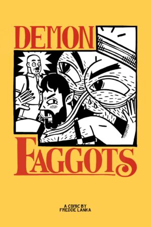 Delwedd o ben-ôl yn joc strap yn tagu person gyda'i thafod, wrth i unigolyn arall wylio.